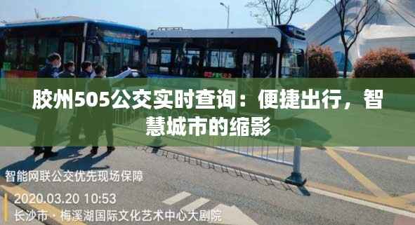 胶州505公交实时查询：便捷出行，智慧城市的缩影