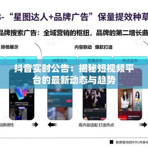 抖音实时公告：揭秘短视频平台的最新动态与趋势