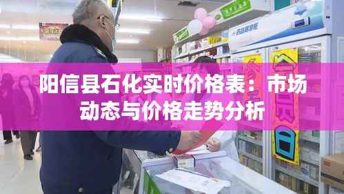 阳信县石化实时价格表：市场动态与价格走势分析