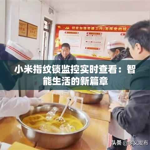 小米指纹锁监控实时查看：智能生活的新篇章