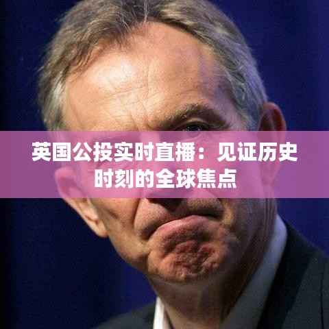 英国公投实时直播：见证历史时刻的全球焦点