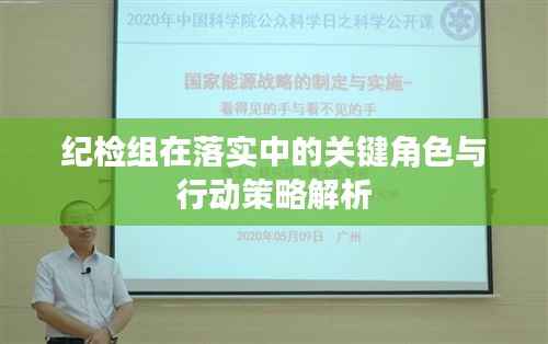 纪检组在落实中的关键角色与行动策略解析