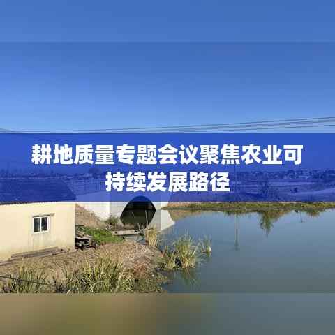 耕地质量专题会议聚焦农业可持续发展路径
