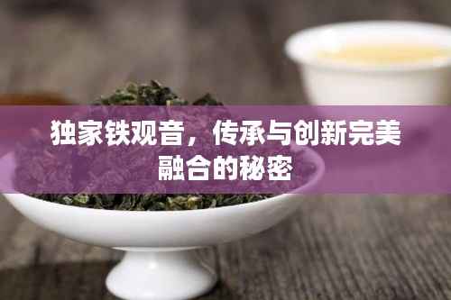独家铁观音，传承与创新完美融合的秘密