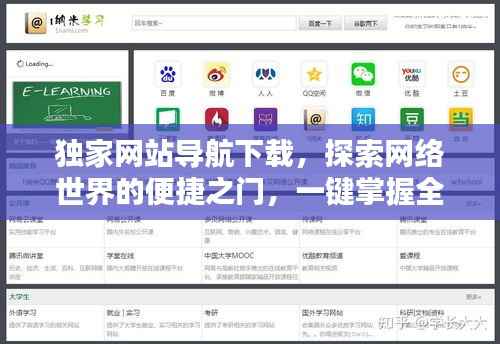 独家网站导航下载，探索网络世界的便捷之门，一键掌握全网资源！