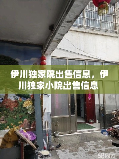 伊川独家院出售信息，伊川独家小院出售信息 