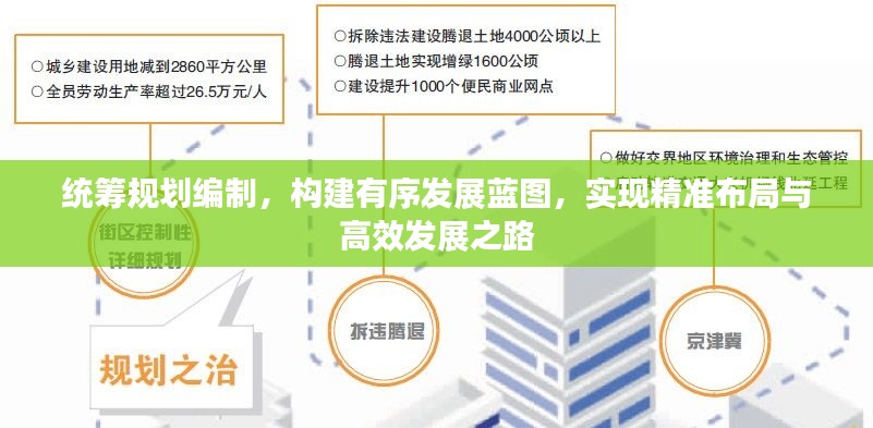 统筹规划编制，构建有序发展蓝图，实现精准布局与高效发展之路