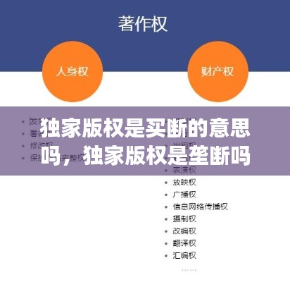 独家版权是买断的意思吗，独家版权是垄断吗 