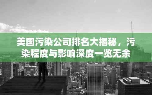 美国污染公司排名大揭秘，污染程度与影响深度一览无余
