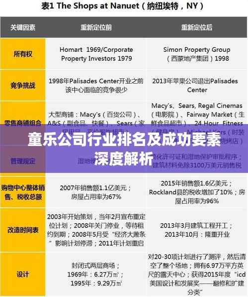 童乐公司行业排名及成功要素深度解析