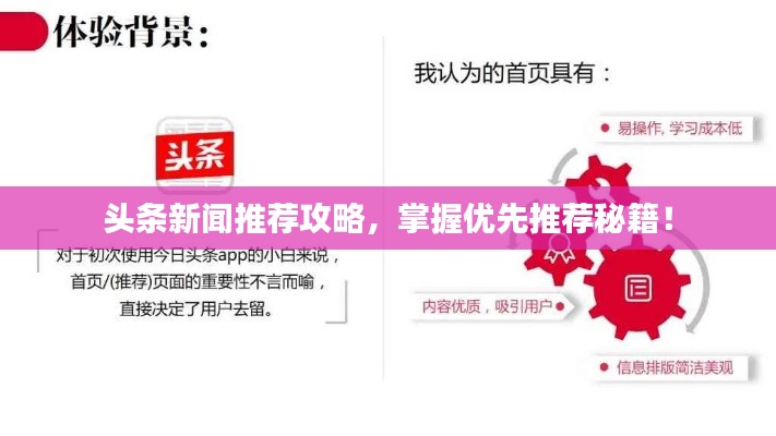 头条新闻推荐攻略，掌握优先推荐秘籍！