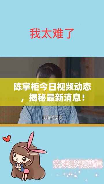陈掌柜今日视频动态，揭秘最新消息！