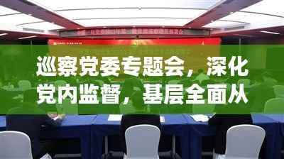 巡察党委专题会，深化党内监督，基层全面从严治党再推进