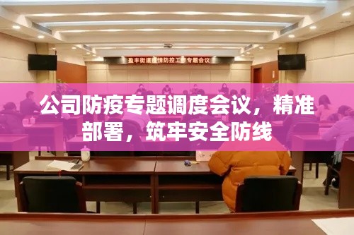 公司防疫专题调度会议，精准部署，筑牢安全防线