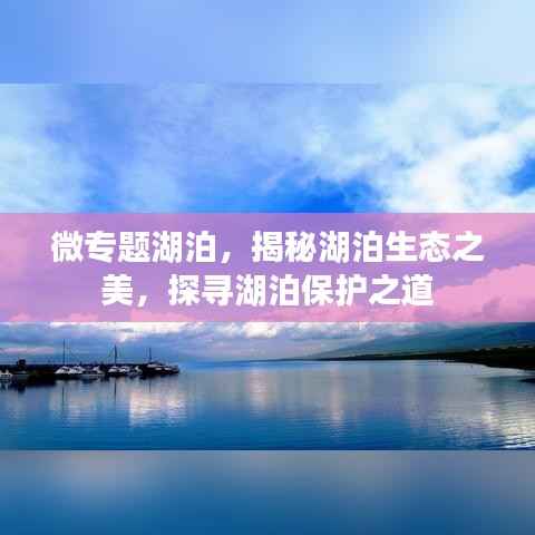 微专题湖泊，揭秘湖泊生态之美，探寻湖泊保护之道