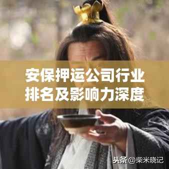 安保押运公司行业排名及影响力深度解析