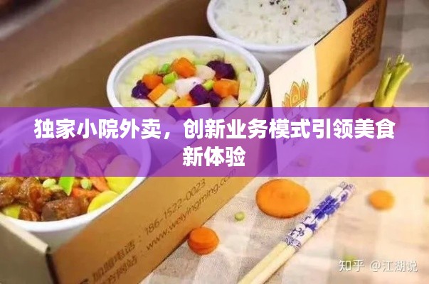 独家小院外卖，创新业务模式引领美食新体验