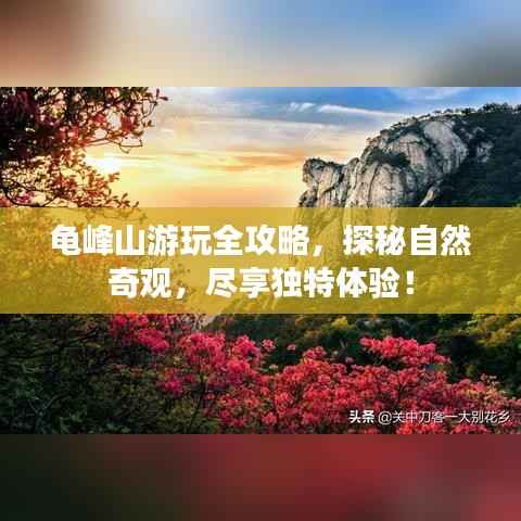 龟峰山游玩全攻略，探秘自然奇观，尽享独特体验！