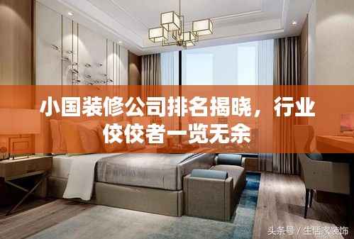 小国装修公司排名揭晓，行业佼佼者一览无余