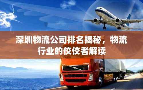 深圳物流公司排名揭秘，物流行业的佼佼者解读