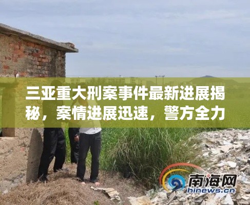 三亚重大刑案事件最新进展揭秘，案情进展迅速，警方全力追查嫌疑人