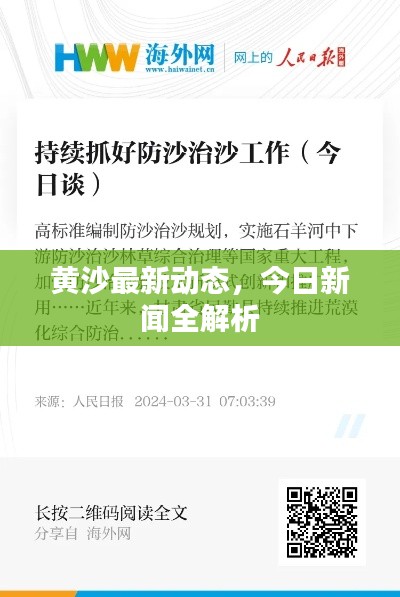 黄沙最新动态，今日新闻全解析