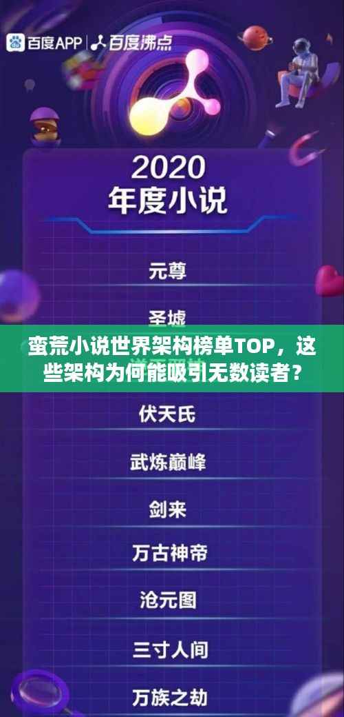 蛮荒小说世界架构榜单TOP，这些架构为何能吸引无数读者？